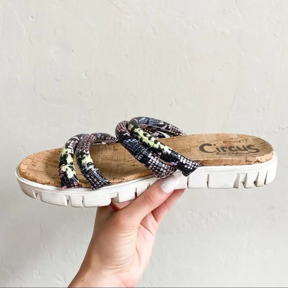 Sam Edelman‎ Platform Snakeskin Sandals